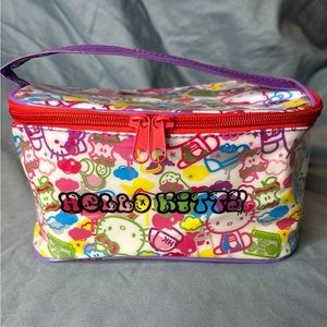 RARE Vintage Hello Kitty 2013 Patent Graffiti Bag